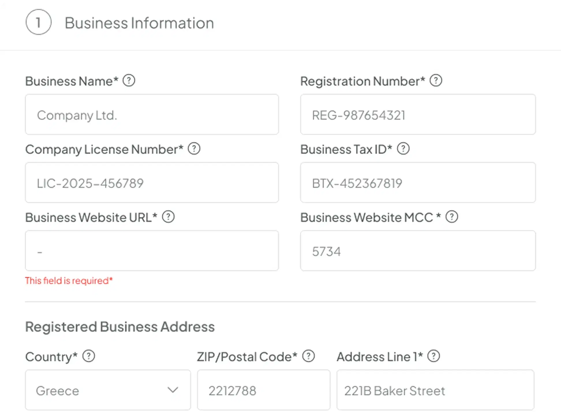 Business Information